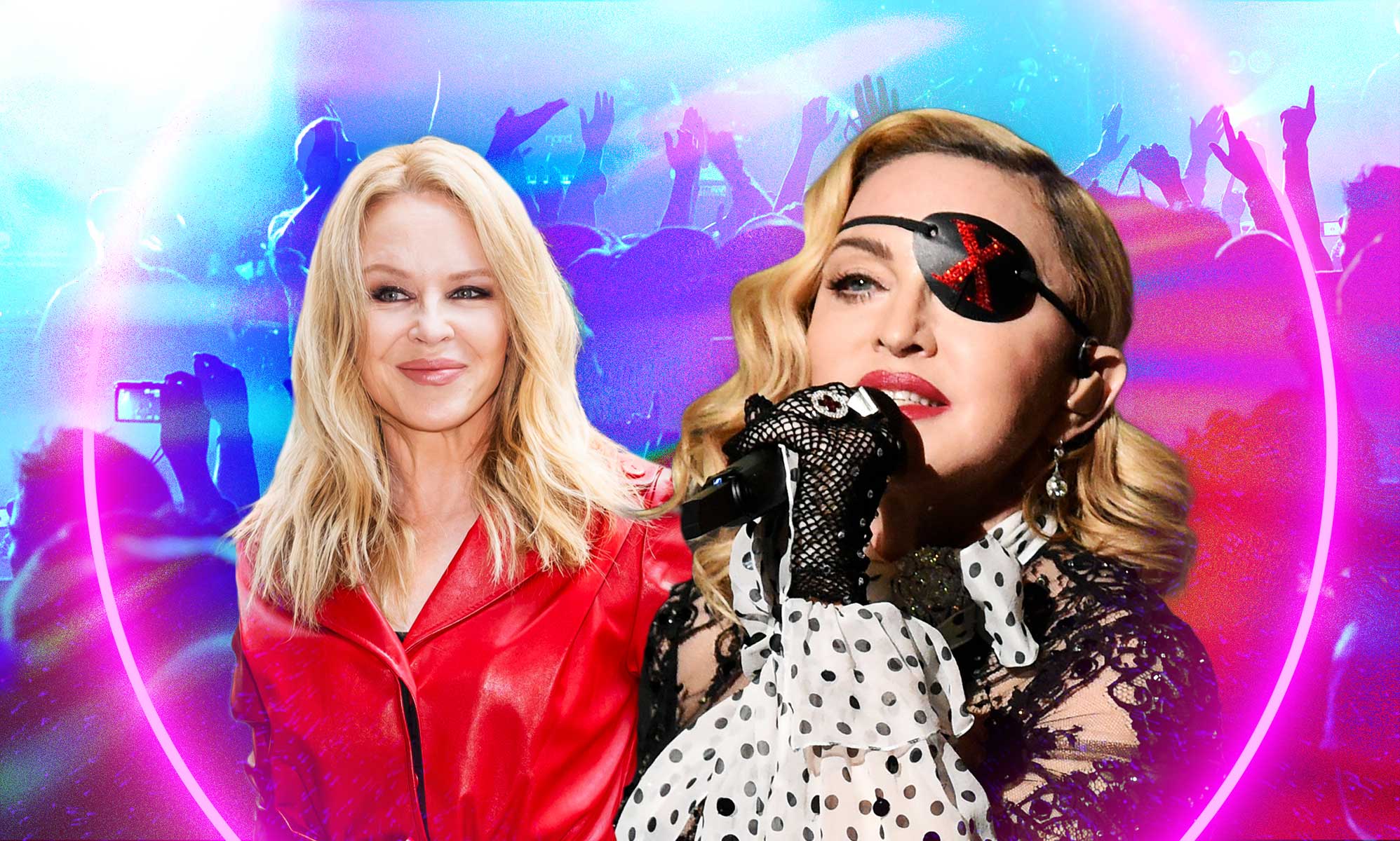 Kylie Minogue has teased a potential collaboration with Madonna (Getty)