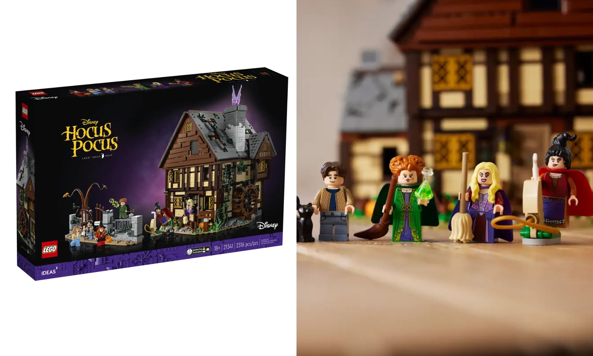 Lego is releasing a Hocus Pocus set featuring the Sanderson sisters
