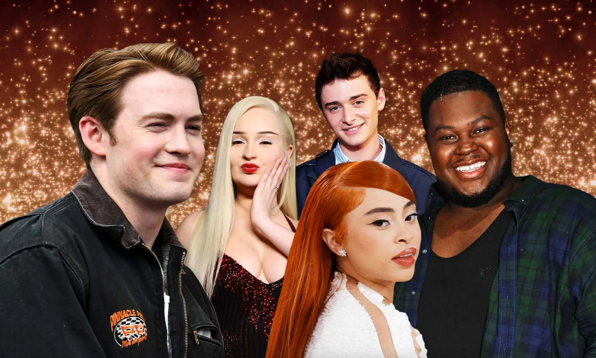 LGBTQ+ stars including Kit Connor, Kim Petras, Ice Spice, Noah Schnapp and Kyle Ramar Freeman.