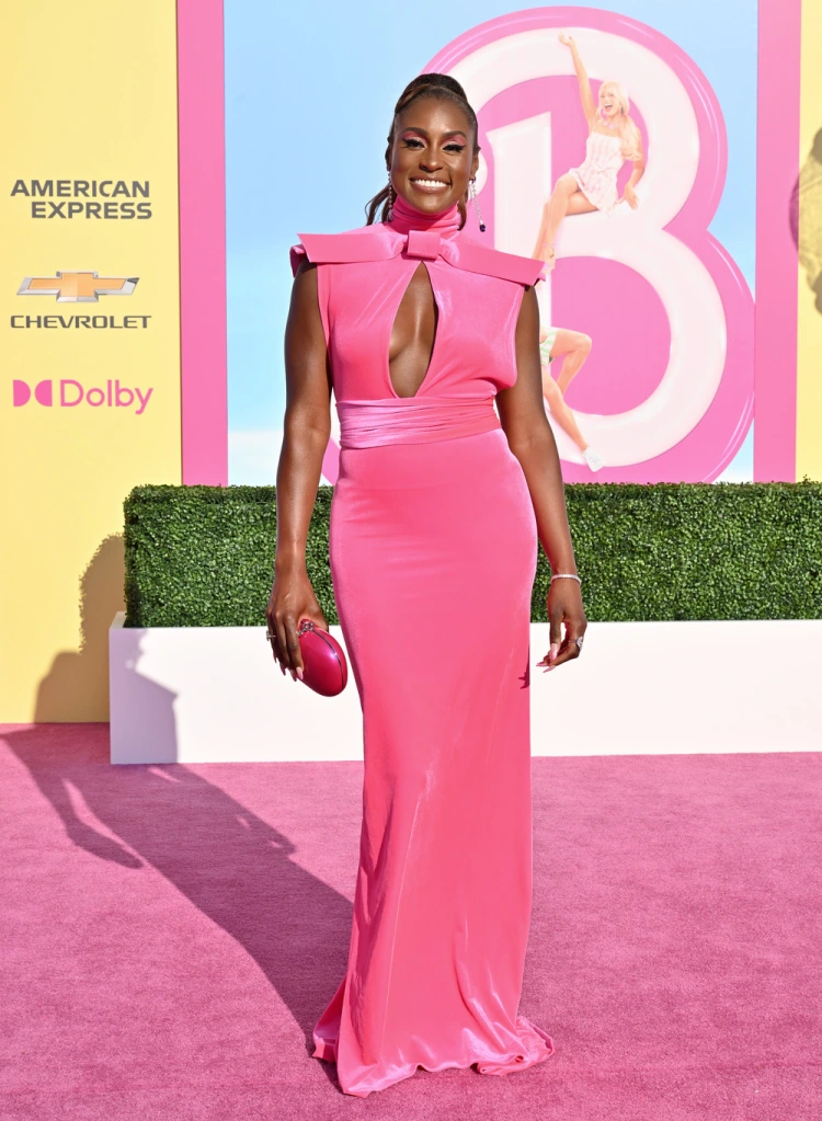 Issa Rae en el estreno de Barbie.
