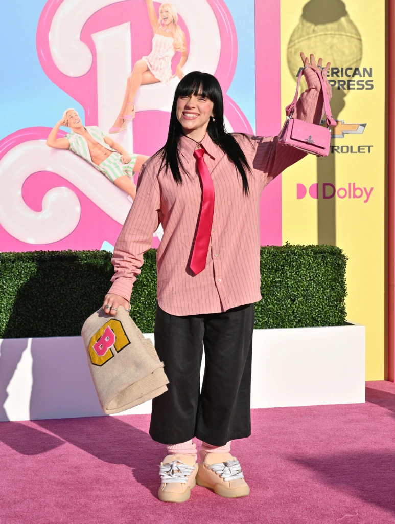 Billie Eilish en el estreno de Barbie.