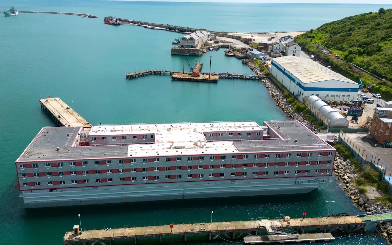 Bibby Stockholm migrant barge
