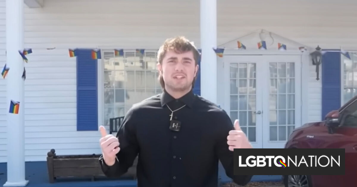 El troll de Christan en YouTube llamó “satánica” a una iglesia que incluye a LGBTQ+.  Semanas más tarde fue bombardeado.