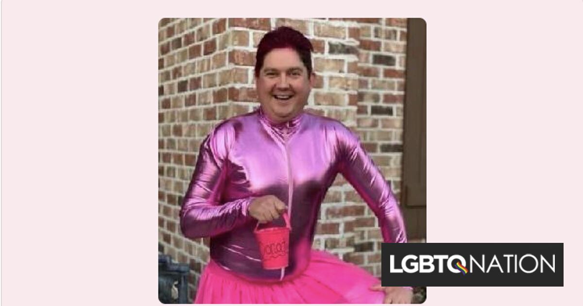 Republicano en tutú rosa recauda miles para el cáncer después de que el enemigo lo llame "peluquero"