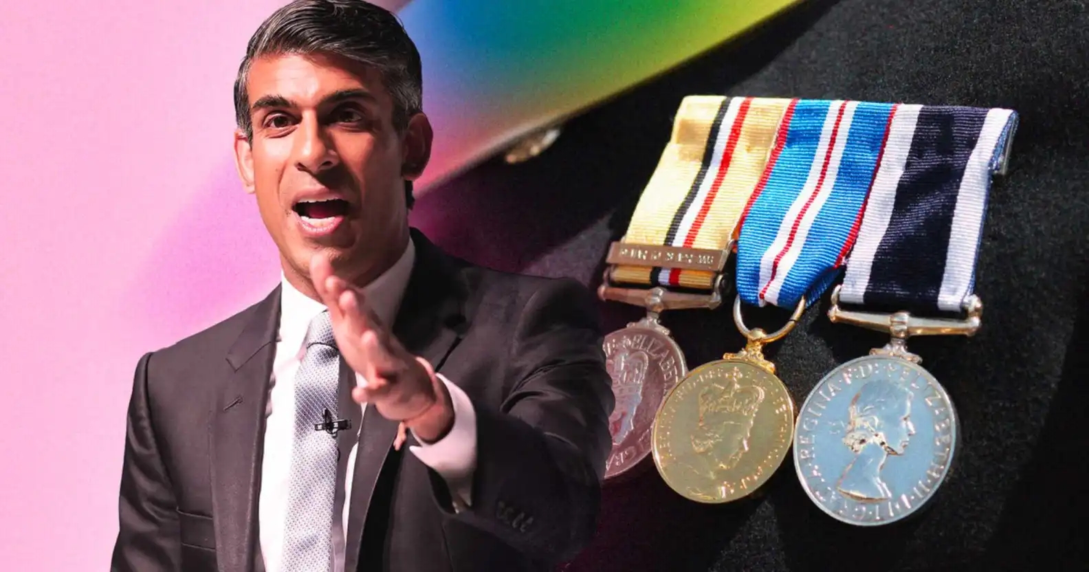 Rishi Sunak se disculpa con los veteranos LGBTQ+ y califica la prohibición militar como un "fracaso espantoso"