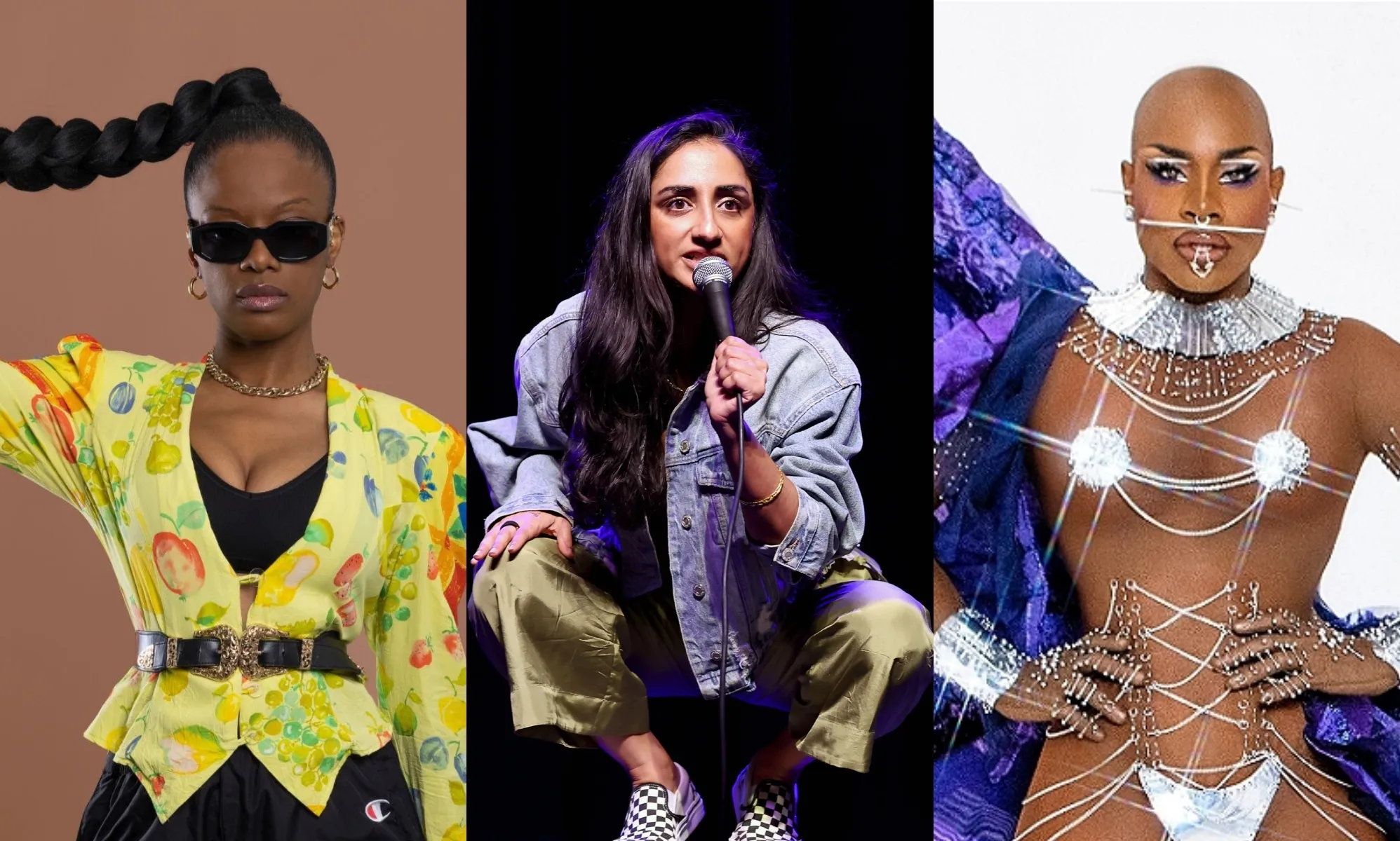 17 must-see shows by artists of colour at the Edinburgh Fringe, from stand-up to drag musicals (Getty, Supplied)