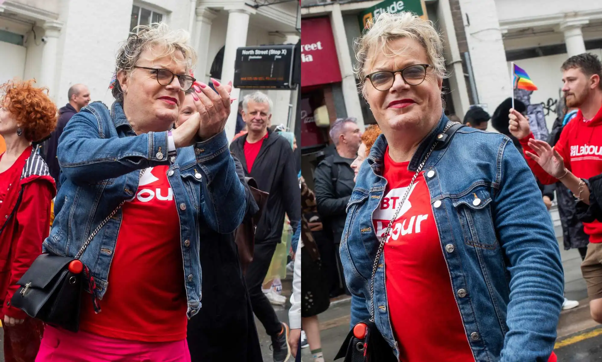 Suzy Eddie Izzard at Brighton Pride 2023