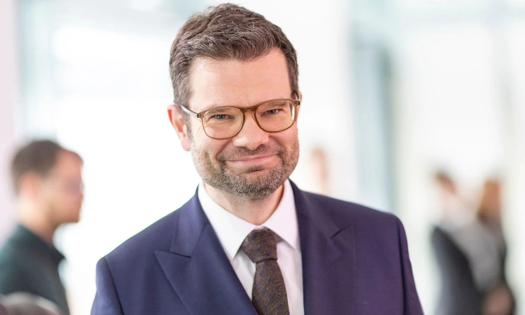 Justice minister, Marco Buschmann, smiling. Germany