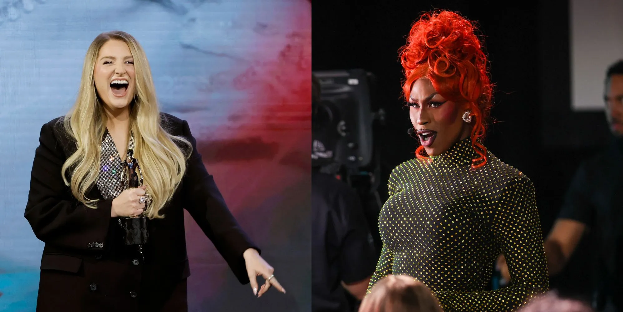 Meghan Trainor and Shea Coulée at the Streamy Awards 2023.