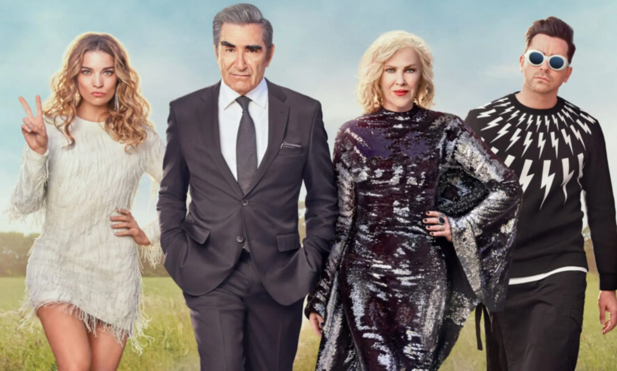 A promotional photo of Eugene Levy as Johnny Rose, Catherine O