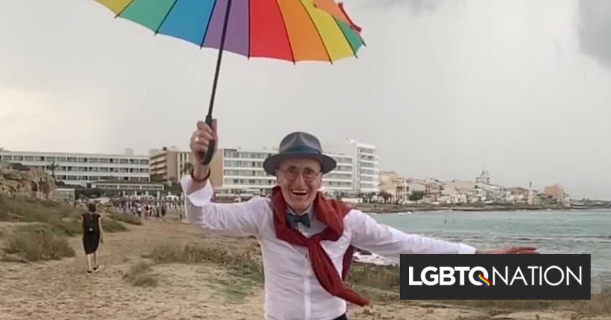 Este "abuelo hipster" gay es un ícono de la moda de fama mundial con un mensaje simple