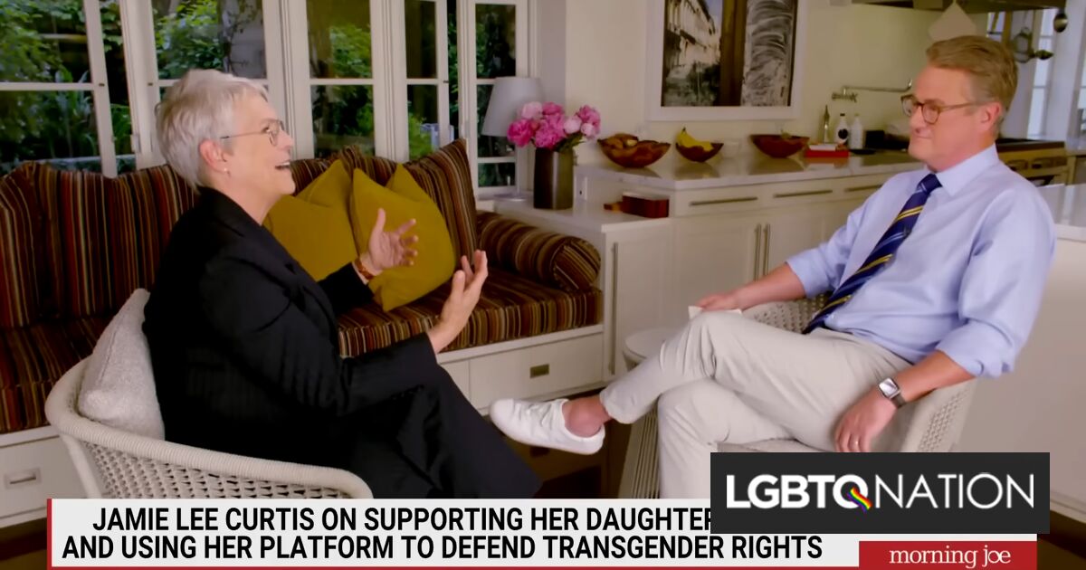 Jamie Lee Curtis y Joe Scarborough se sinceran sobre los derechos de las personas trans