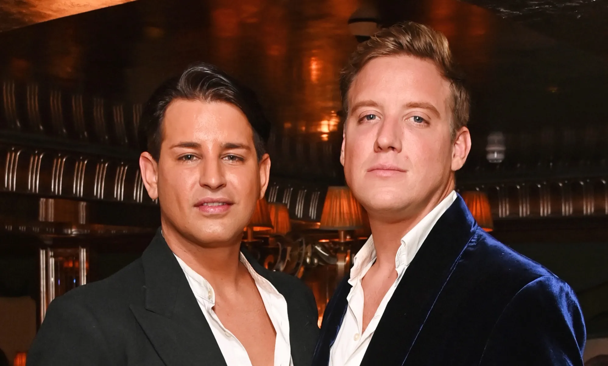Made in Chelsea husbands Gareth (L) and Ollie (R) Locke announce birth of twins.
