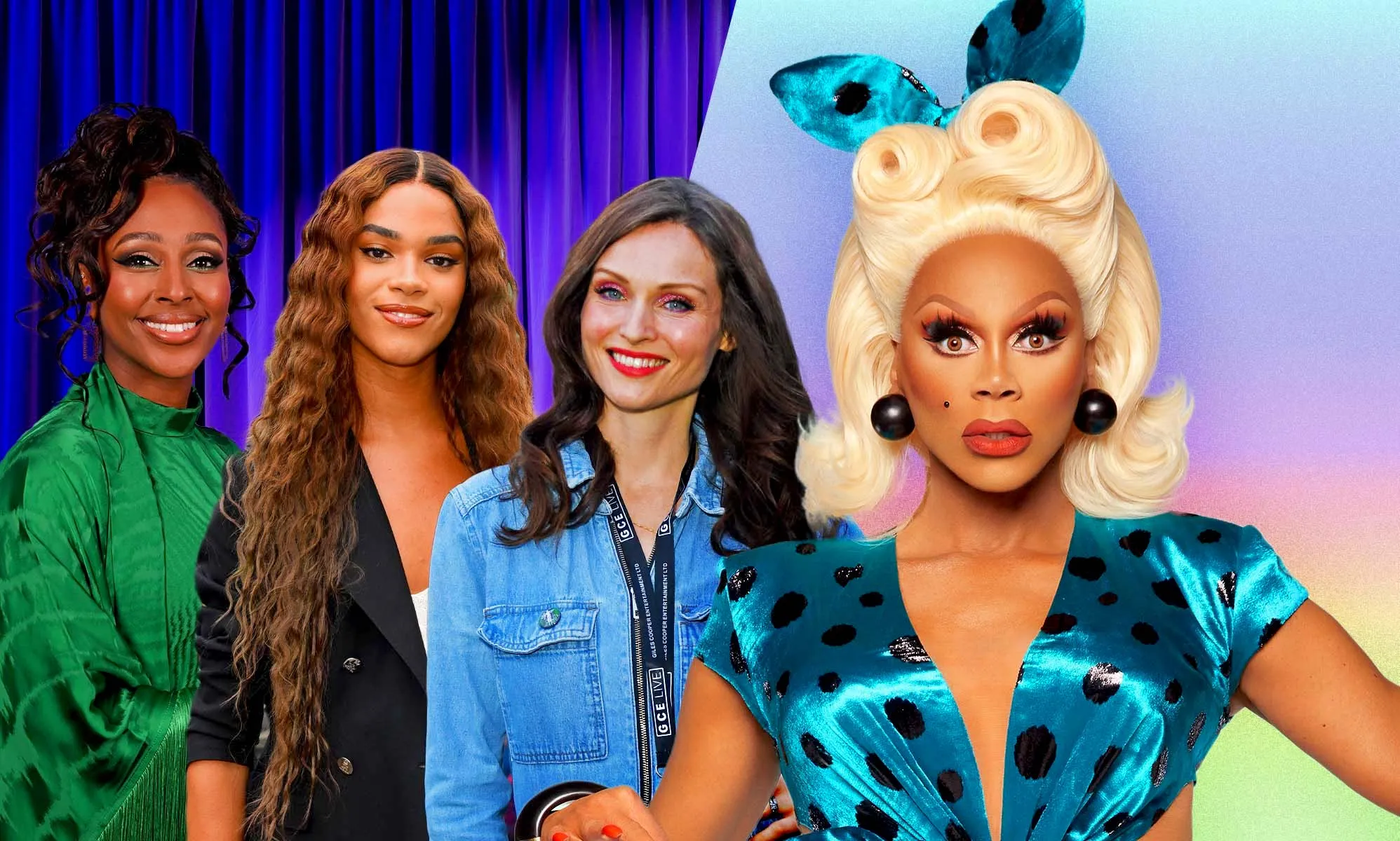 Yasmin Finney, Carol Vorderman and more stars will join the Drag Race UK season five judging panel. (Getty/BBC)