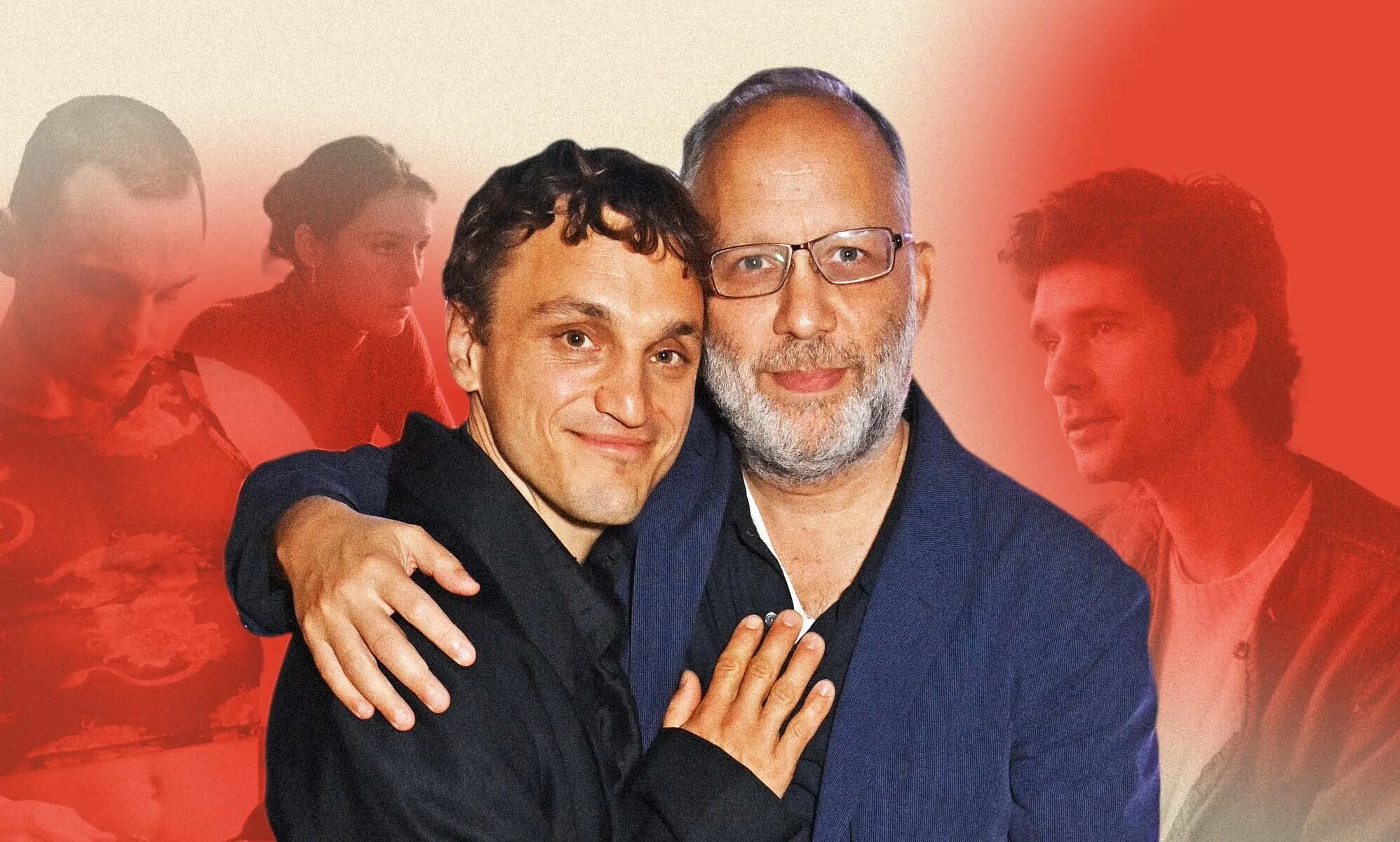 Passages star Franz Rogowski and director Ira Sachs (Getty/MUBI)