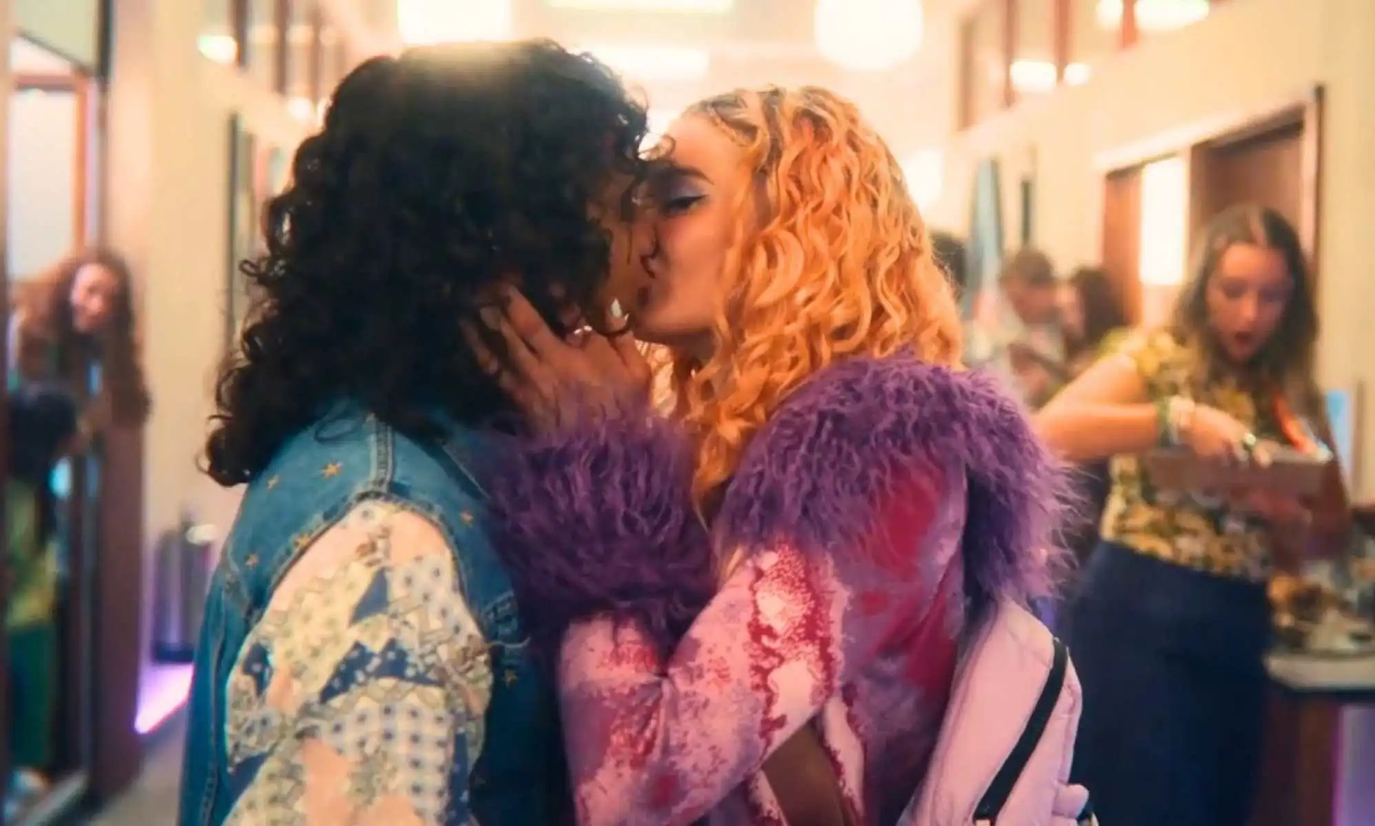 Abbi and Roman in Sex Education season four.