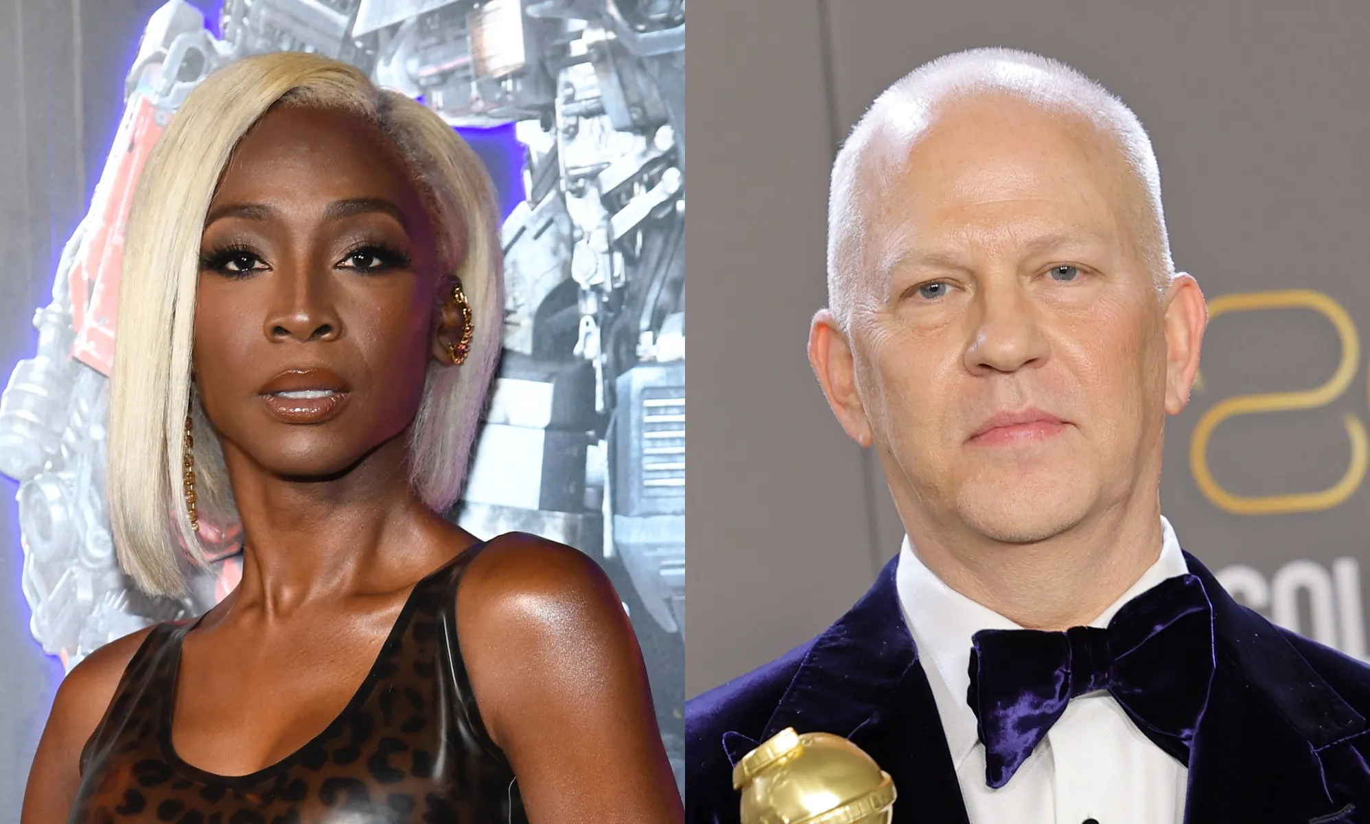 Angelica Ross (L) slams Ryan Murphy for abandoning all-Black American Horror Story season.