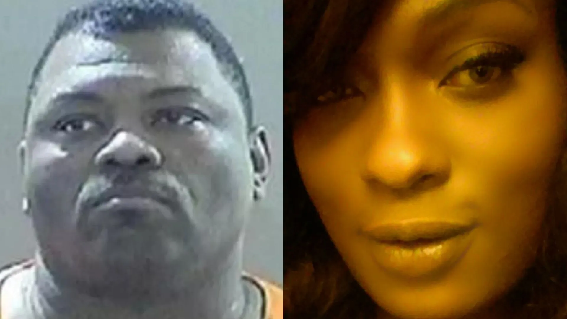 Composite image of Albert Weathers and trans woman Keanna Mattel, named in some reports as Kelly Stough