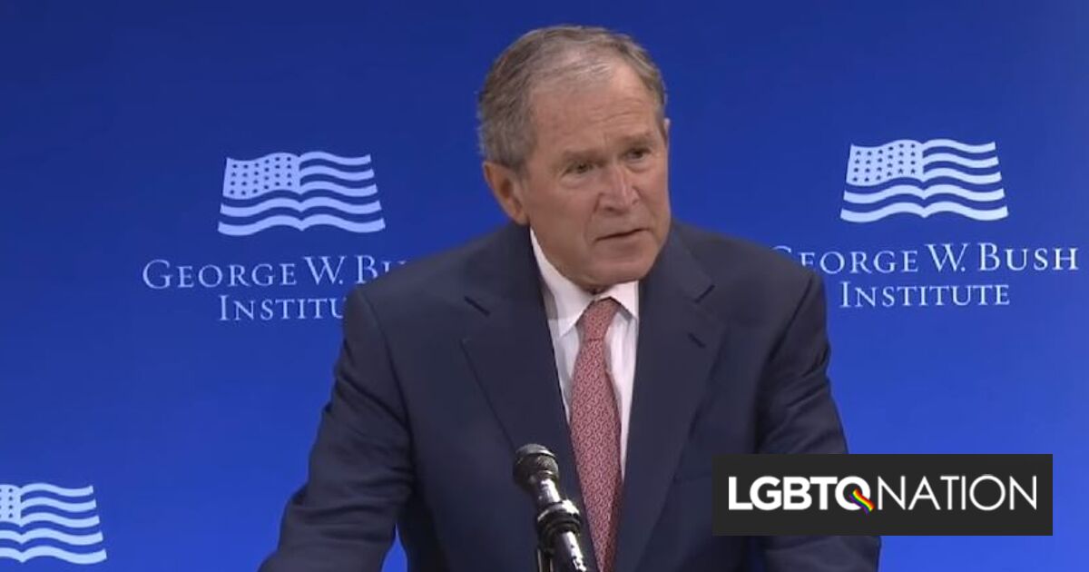 George W. Bush dice que los verdaderos republicanos “provida” no le quitarían fondos a su programa contra el VIH