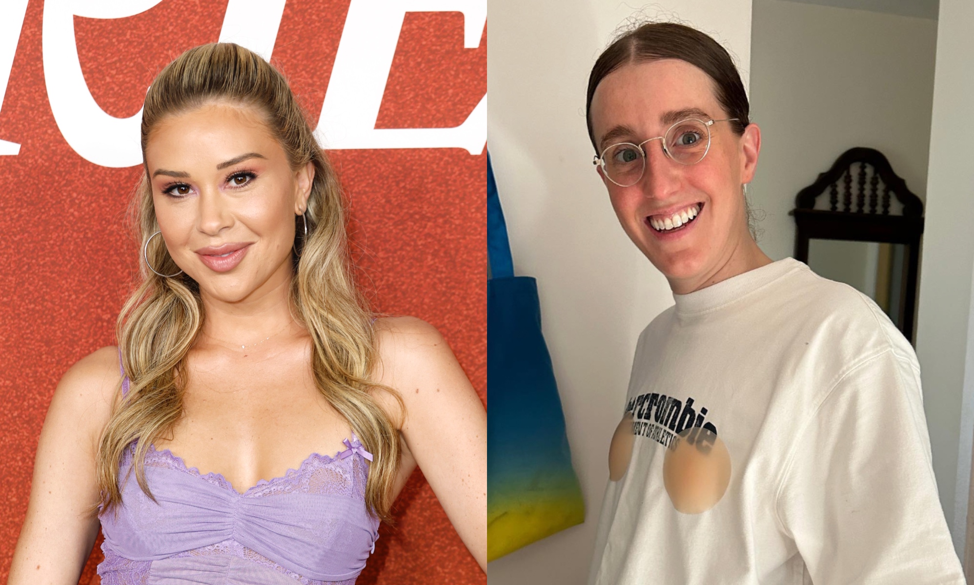 Gabby Windey (L) and girlfriend Robby Hoffman (R).