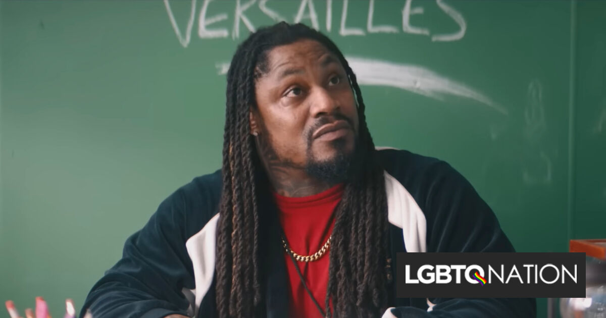 La estrella de la NFL Marshawn Lynch tomó su papel en “Bottoms” para hacer las paces con su hermana lesbiana