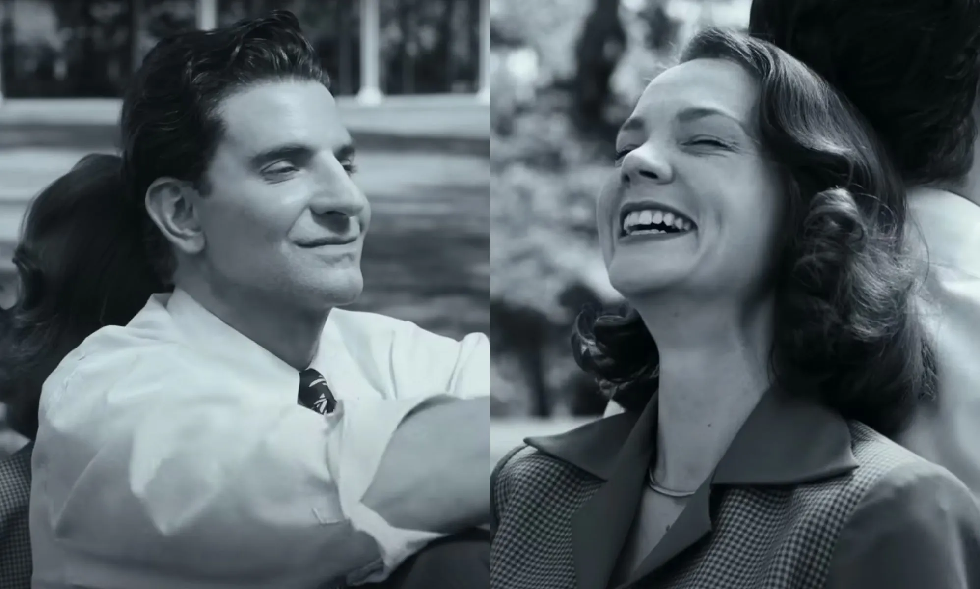 Bradley Cooper as Leonard Bernstein and Carey Mulligan as Felicia Montealegre in the trailer for Maestro.