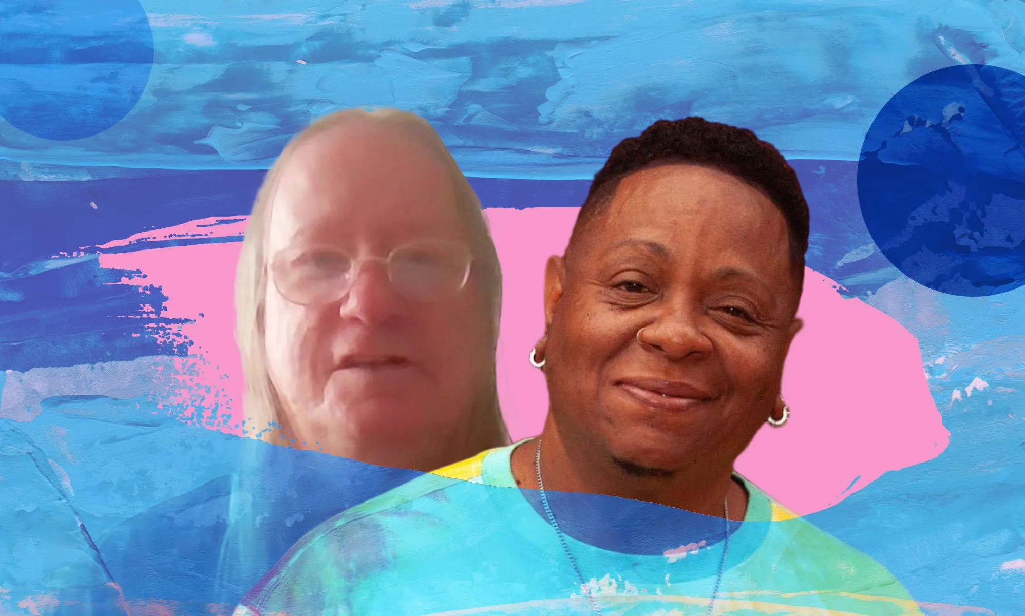 Pictures of trans elders Reina and Lonnie