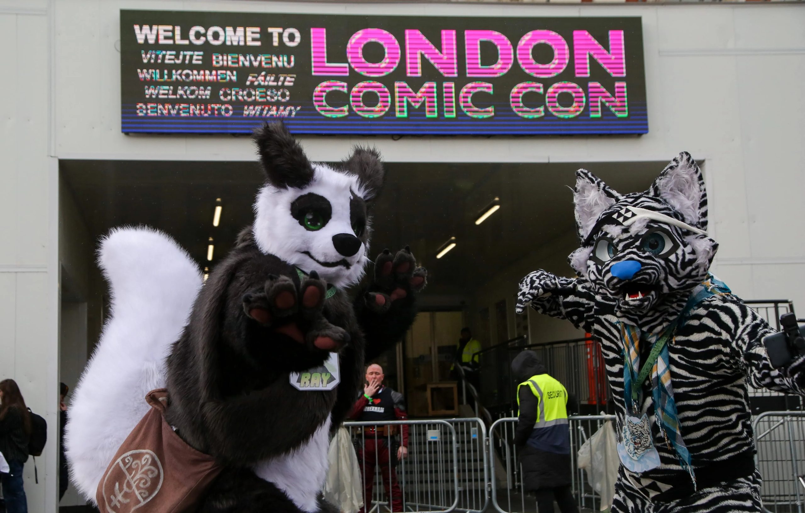 Cosplayers attend London Comic Con Spring show at Olympia London, United Kingdom on 4 March 2023