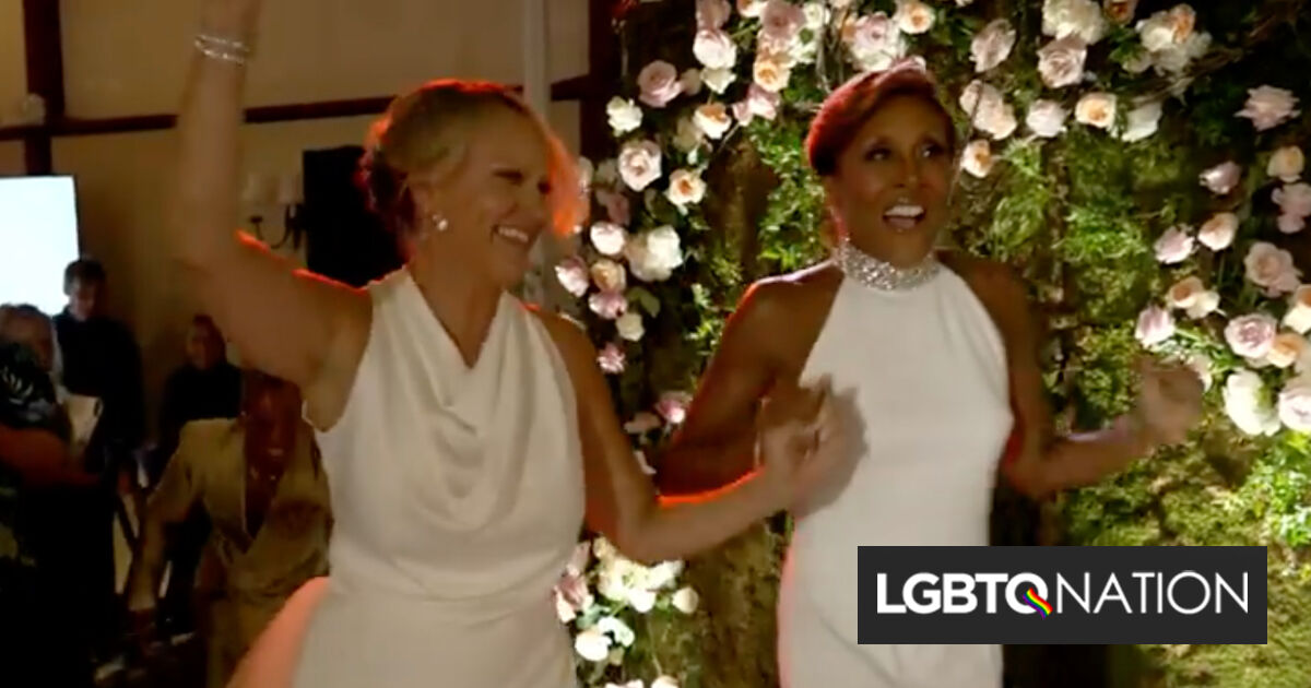 Robin Roberts y su socia Amber Laign se han casado