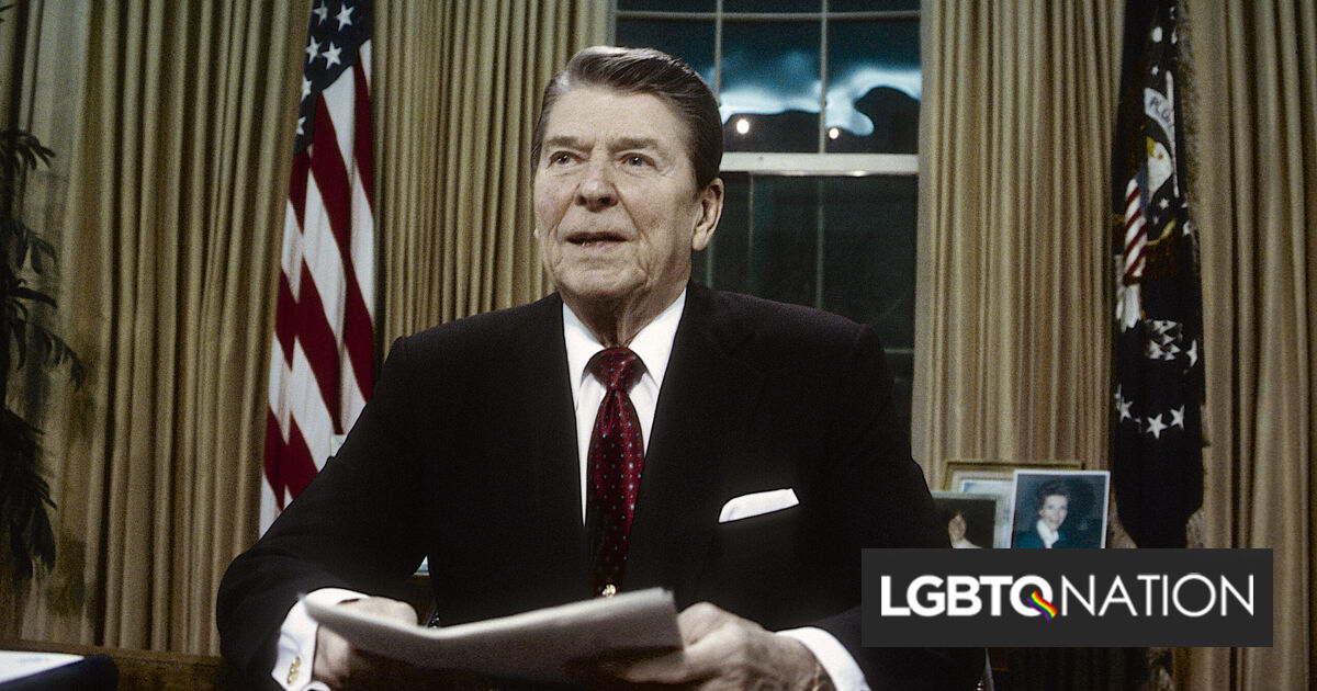 Ronald Reagan es un dios republicano falso y mortal