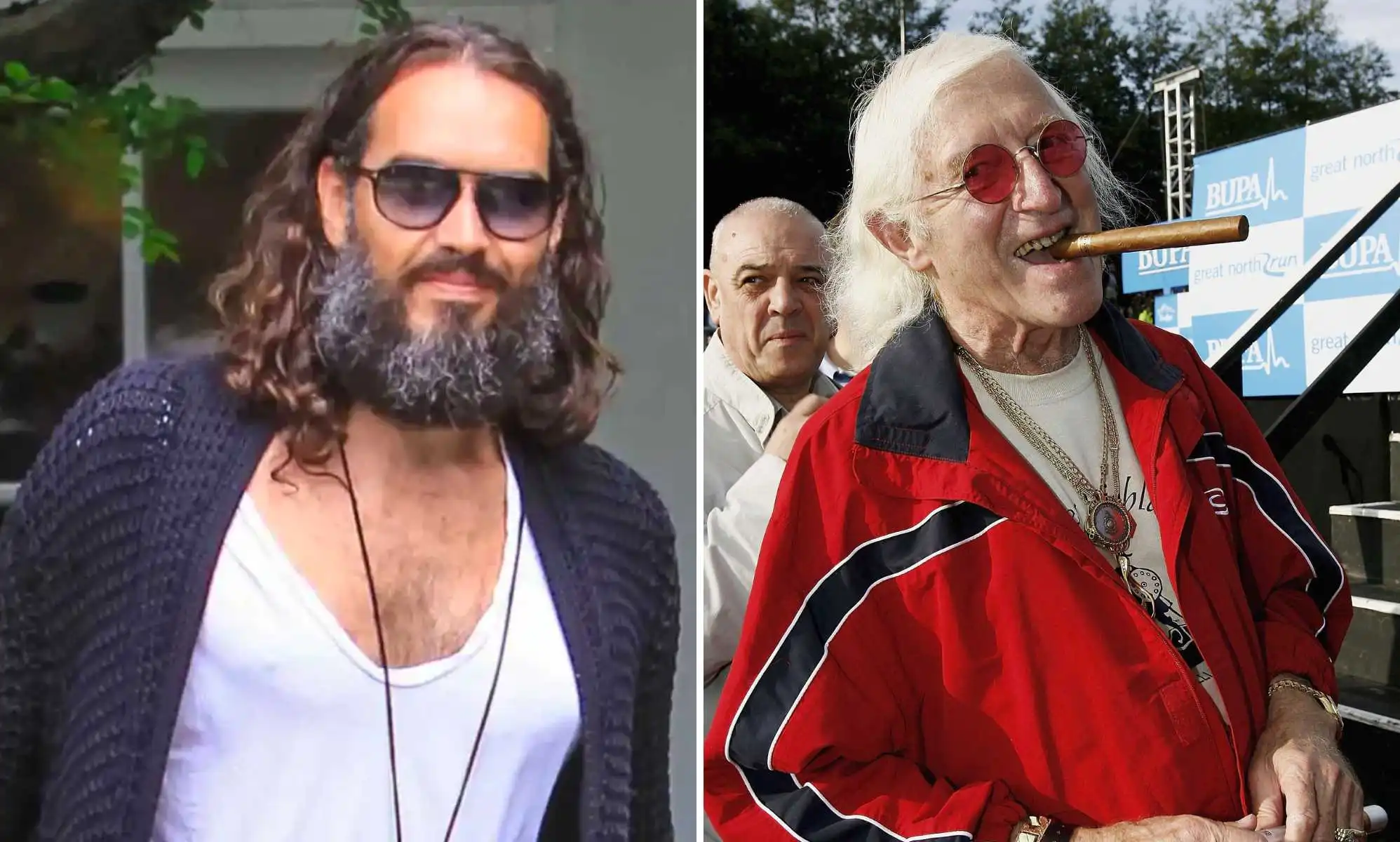 Russell Brand and Jimmy Savile
