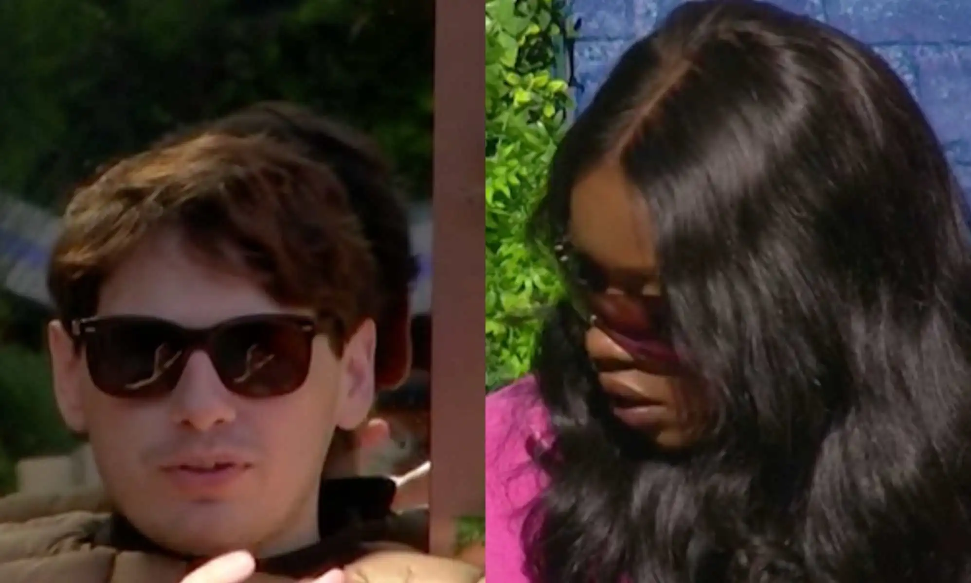 Big Brother contestants Noky and Jordan.