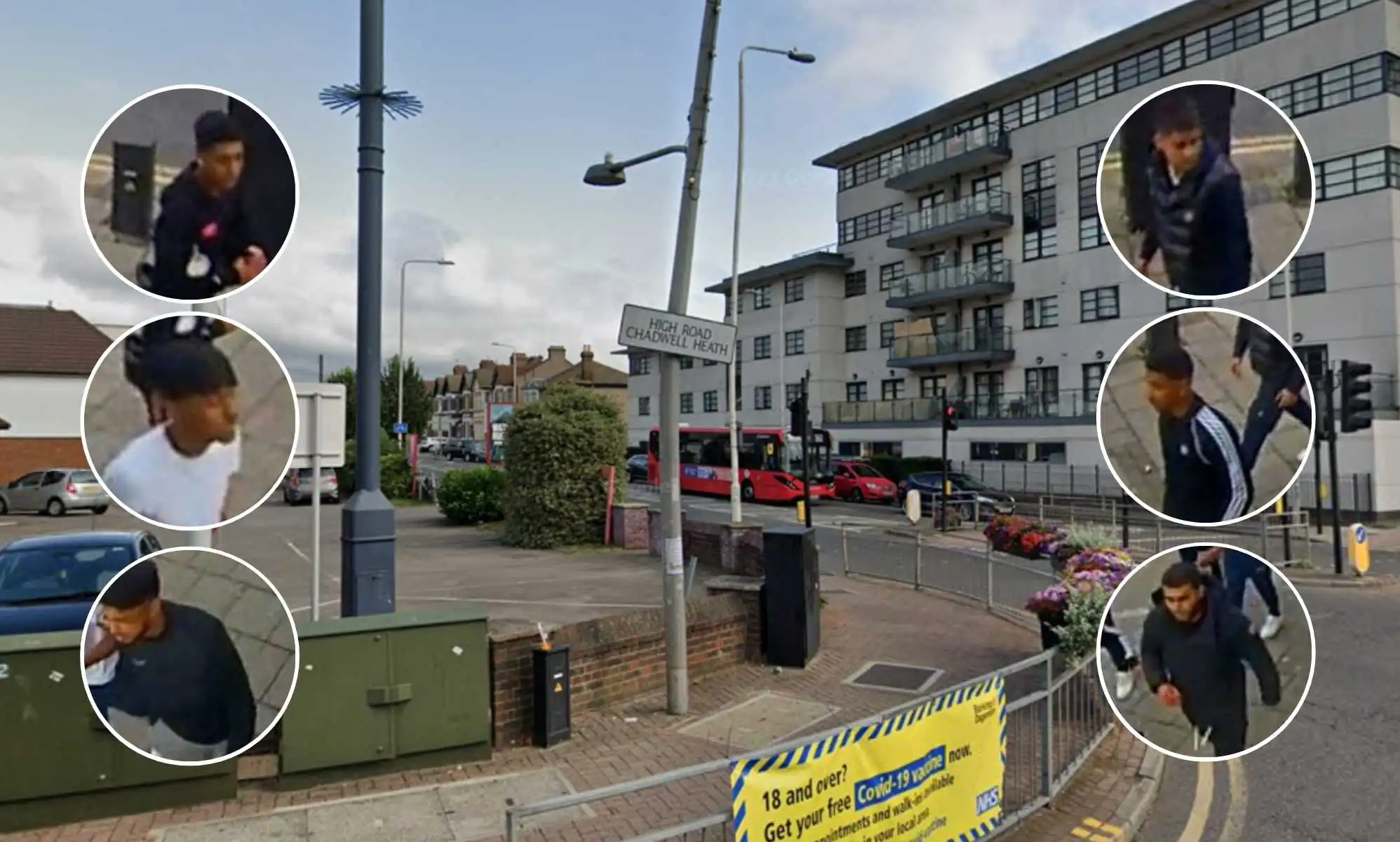 Chadwell Heath London homophobic attack Metropolitan Police images