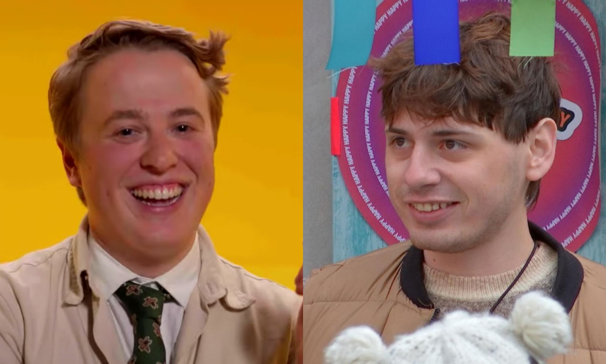 Henry (left) and Jordan (right), housemates in Big Brother.