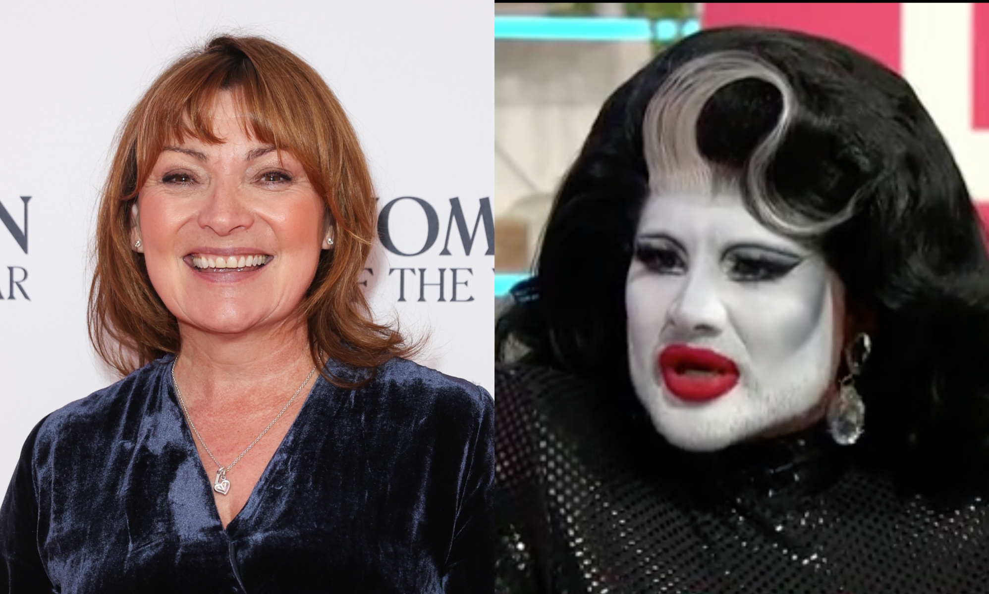 Lorraine Kelly (L) called out by Danny Beard (R) for being absent from Lorraine in hilarious clip.
