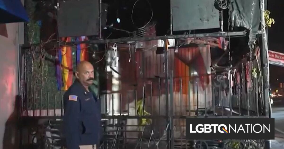 El pirómano que intentó incendiar un bar de lesbianas arrestado ante las cámaras horas después