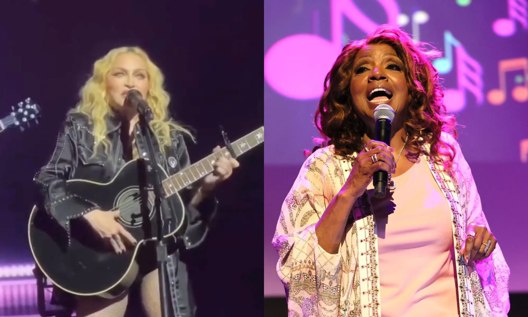 Madonna performed Gloria Gaynor