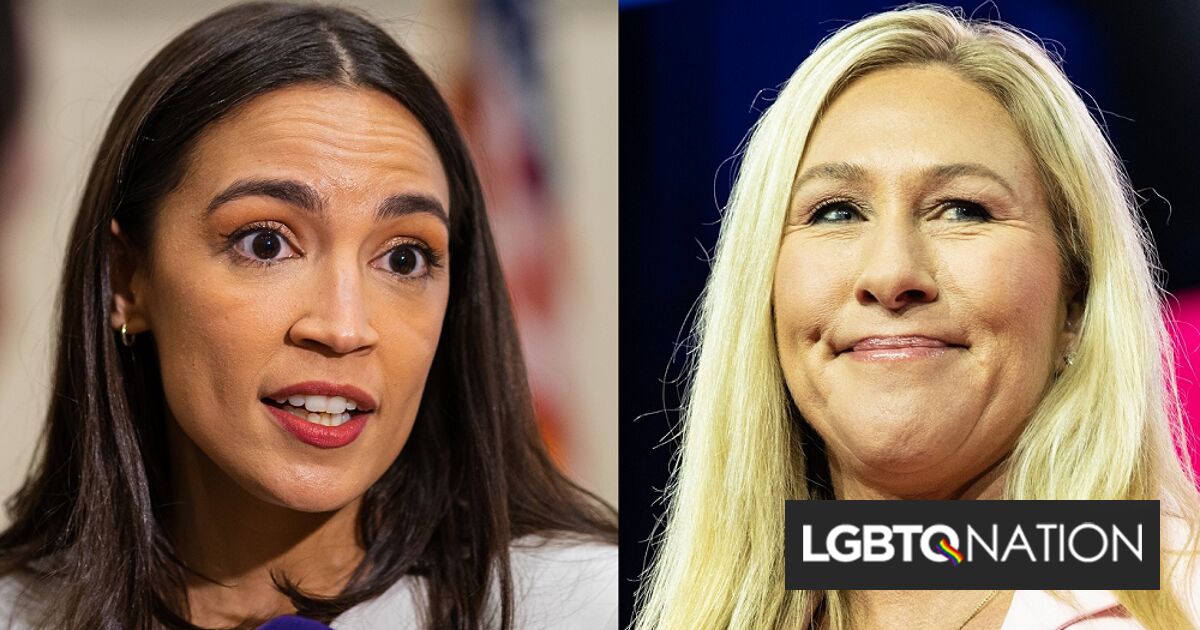 Marjorie Taylor Greene llamó estúpida a Alexandria Ocasio-Cortez porque no quiso debatirla