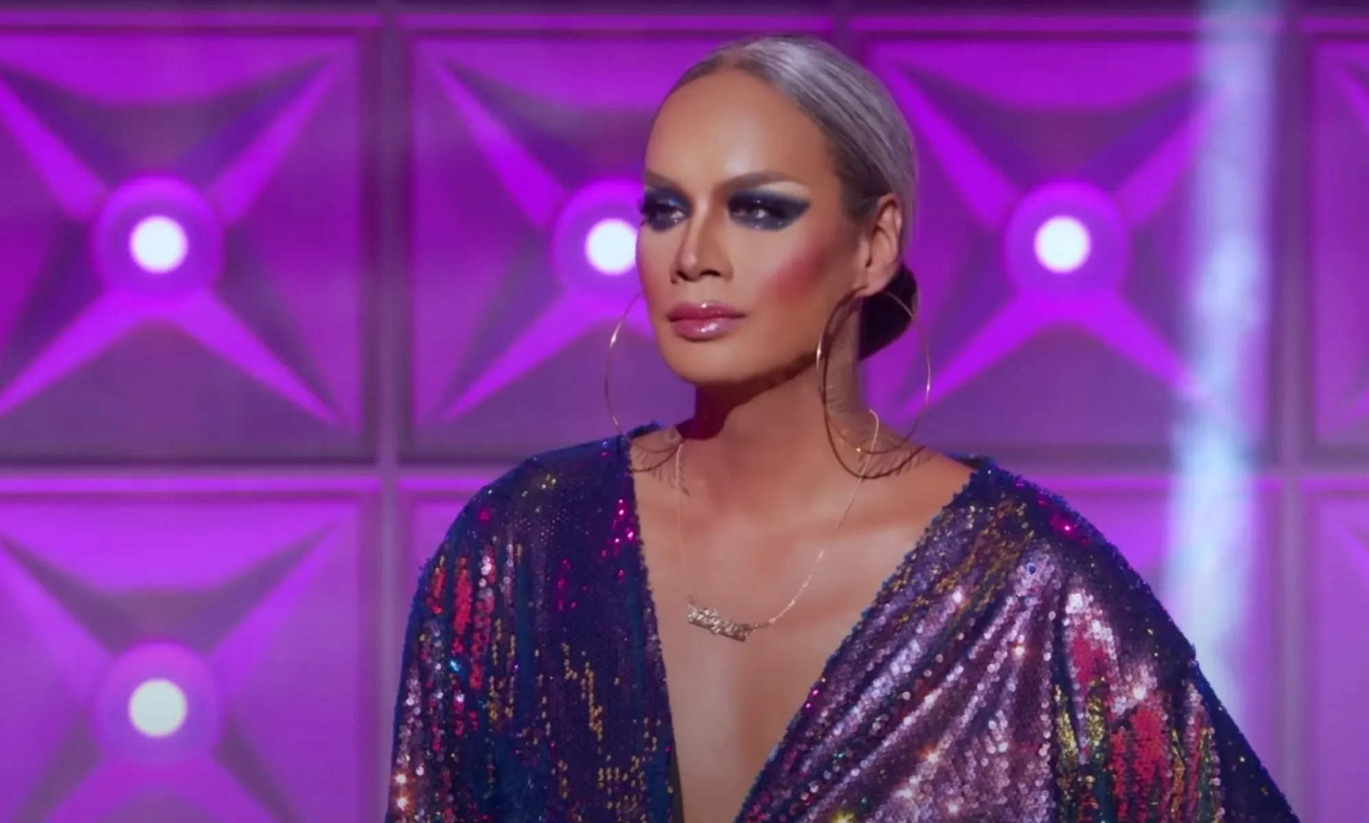 Drag queen Raja in a still from Drag Race All Stars 7.