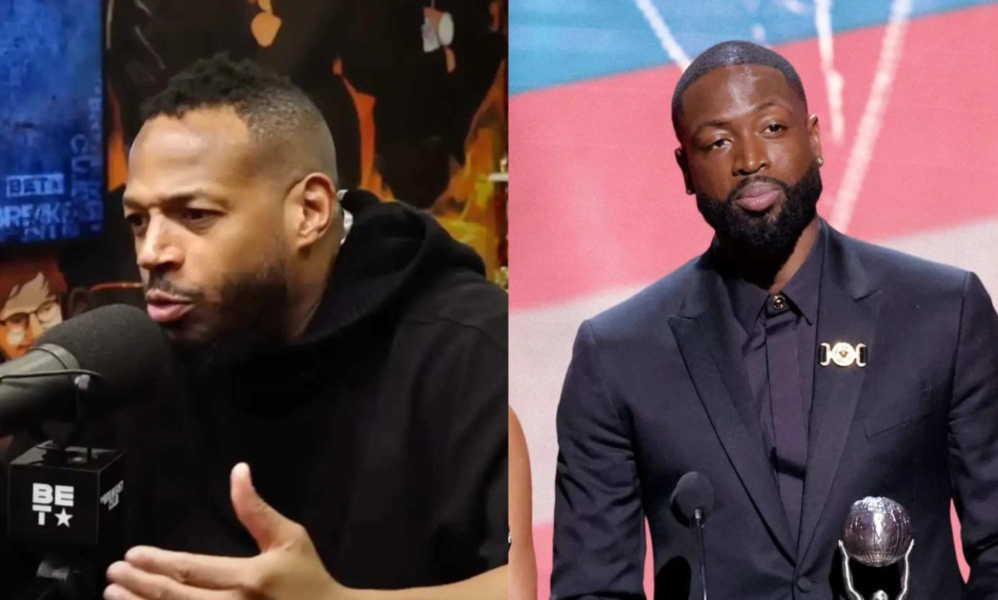 Dwyane Wade has saluted Marlon Wayans
