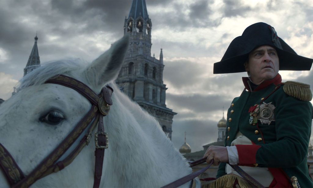 Joaquin Phoenix as Napoleon in Ridley Scott