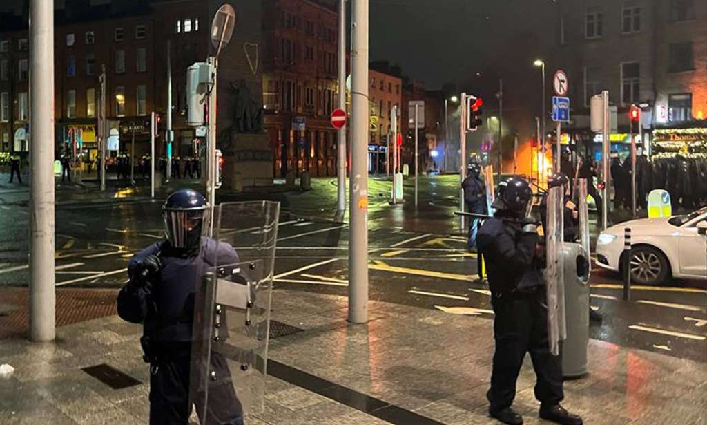 Disturbios en Dublín