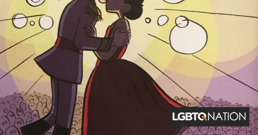 Book-banner afirma que un libro con un beso la convirtió en adicta a la pornografía en una reunión de la junta escolar