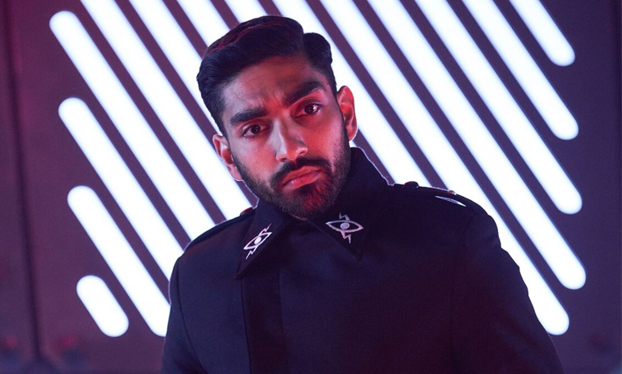 Actor and comedian Mawaan Rizwan in Doctor Who.