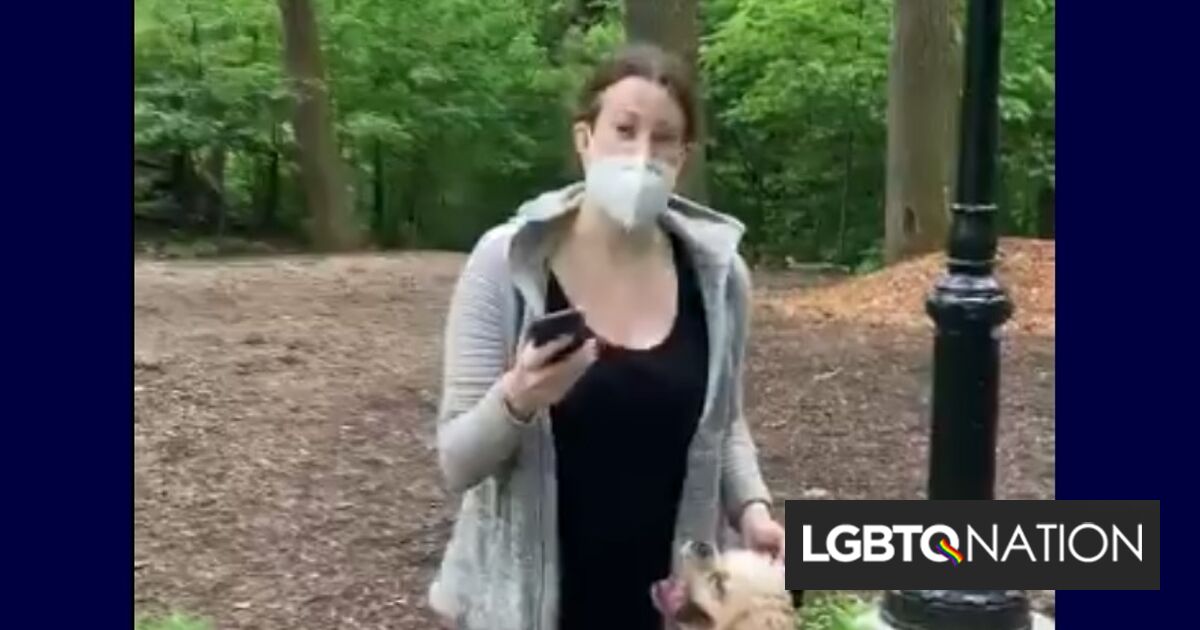 La infame “Central Park Karen” culpa a un observador de aves gay negro por el incidente que la “canceló”