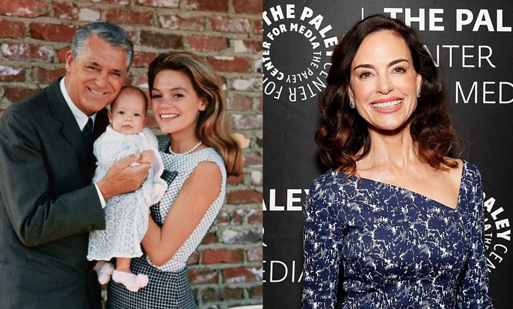 Cary Grant and Dyan Cannon with daughter Jennifer Grant