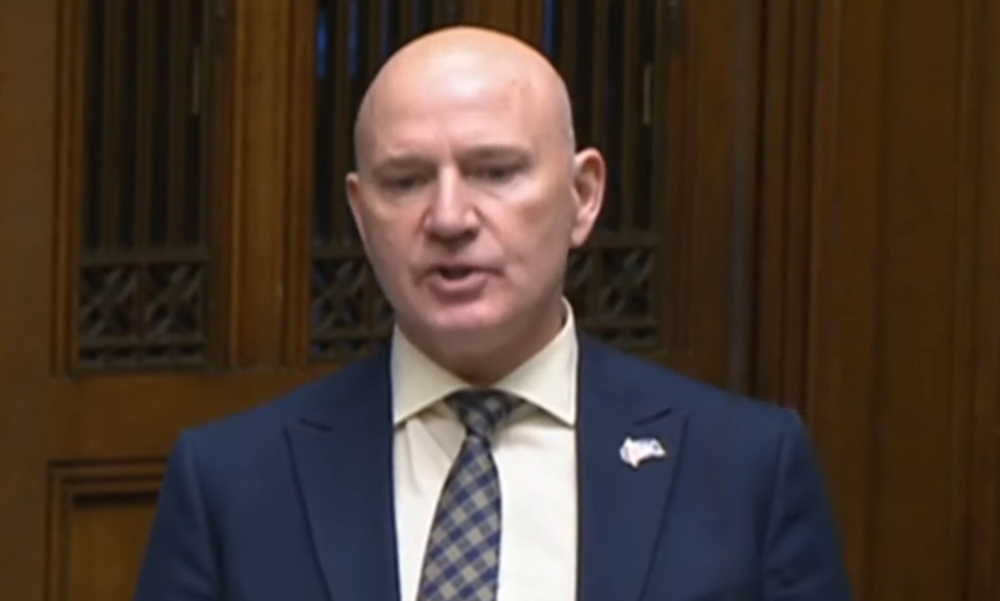 Neale Hanvey in the House of Commons.