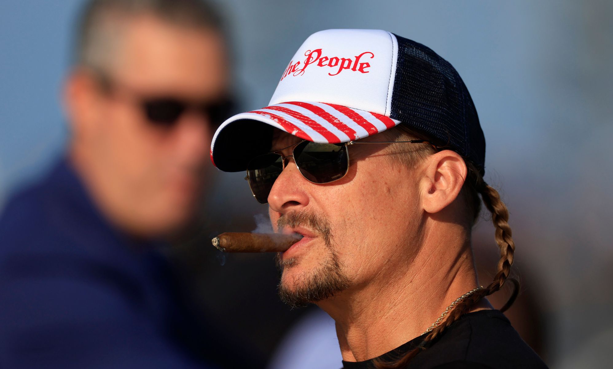 Kid Rock has been pictured allegedly drinking a can of Bud Light – mere months after he shot at cases of the beer in a transphobic rage. 