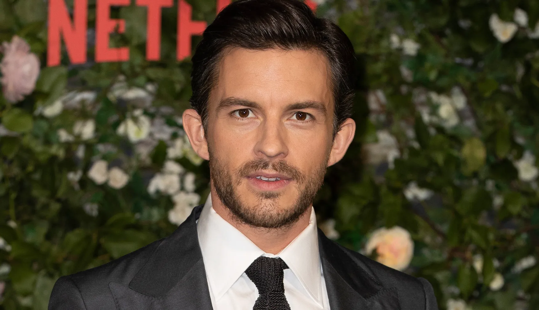 Jonathan Bailey at the season 2 premiere for Netflix