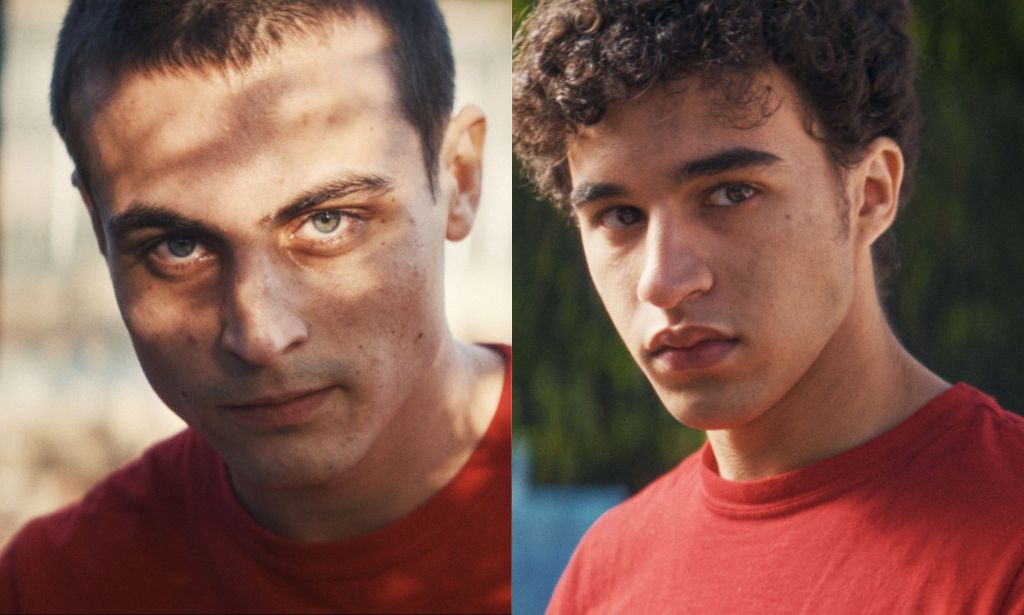 William (Julien De Saint Jean) y Joe (Khalil Ben Gharbia) en la película queer de Zena Graton The Lost Boys.